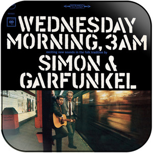 Simon and Garfunkel Wednesday Morning 3 Am-2 Album Cover Sticker Simon and Garfunkel Wednesday Morning 3 Am-2 Album Cover Sticker