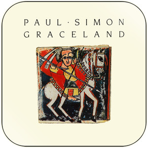 Paul Simon Graceland-2 Album Cover Sticker Paul Simon Graceland-2 Album Cover Sticker