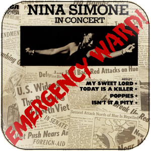 Nina Simone In Concert Emergency Ward Album Cover Sticker