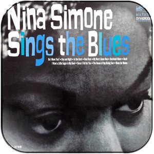 Nina Simone Nina Simone Sings The Blues Album Cover Sticker Nina Simone Nina Simone Sings The Blues Album Cover Sticker