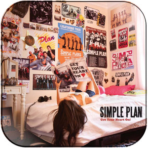 Simple Plan Get Your Heart On Album Cover Sticker Simple Plan Get Your Heart On Album Cover Sticker