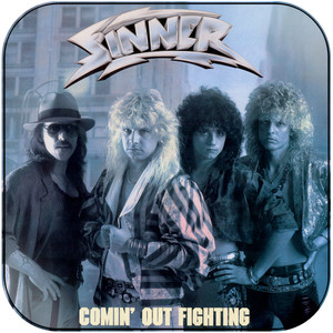Sinner Comin Out Fighting Album Cover Sticker Sinner Comin Out Fighting Album Cover Sticker