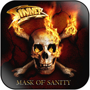 Sinner Mask Of Sanity Album Cover Sticker Sinner Mask Of Sanity Album Cover Sticker