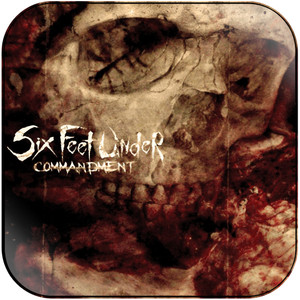 Six Feet Under Commandment Album Cover Sticker Six Feet Under Commandment Album Cover Sticker