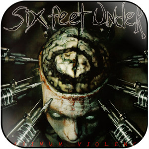 Six Feet Under Maximum Violence Album Cover Sticker Six Feet Under Maximum Violence Album Cover Sticker