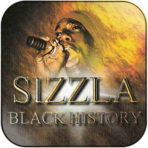 Sizzla Black History Album Cover Sticker Sizzla Black History Album Cover Sticker
