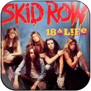 Skid Row 18 And Life-2 Album Cover Sticker Skid Row 18 And Life-2 Album Cover Sticker