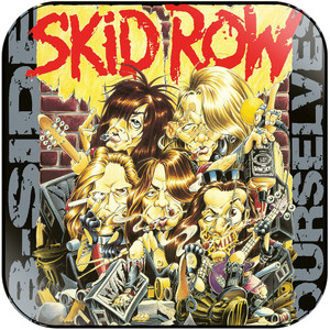Skid Row B Side Ourselves Album Cover Sticker Skid Row B Side Ourselves Album Cover Sticker