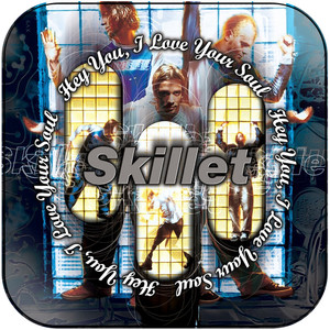 Skillet Hey You I Love Your Soul Album Cover Sticker Skillet Hey You I Love Your Soul Album Cover Sticker