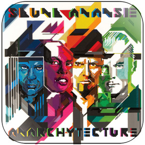 Skunk Anansie Anarchytecture Album Cover Sticker Skunk Anansie Anarchytecture Album Cover Sticker