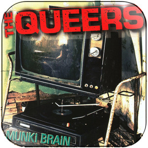 The Queers Munki Brain Album Cover Sticker Album Cover Sticker
