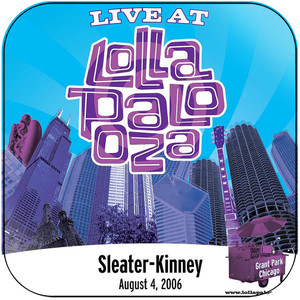Sleater-Kinney Live At Lollapalooza 2006 Album Cover Sticker