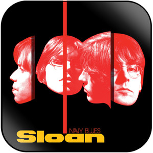 Sloan Navy Blues Album Cover Sticker