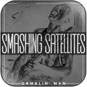 Smashing Satellites Gamblin Man Album Cover Sticker Smashing Satellites Gamblin Man Album Cover Sticker