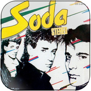 Soda Stereo Soda Stereo Album Cover Sticker Soda Stereo Soda Stereo Album Cover Sticker