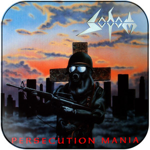 Sodom Persecution Mania Album Cover Sticker Sodom Persecution Mania Album Cover Sticker