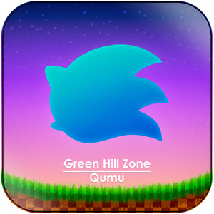Qumu Green Hill Zone From Sonic The Hedgehog Album Cover Sticker Album Cover Sticker Qumu Green Hill Zone From Sonic The Hedgehog Album Cover Sticker Album Cover Sticker