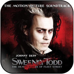 Stephen Sondheim Sweeney Todd The Demon Barber Of Fleet Street 2007 Film Cast Album Cover Sticker Stephen Sondheim Sweeney Todd The Demon Barber Of Fleet Street 2007 Film Cast Album Cover Sticker