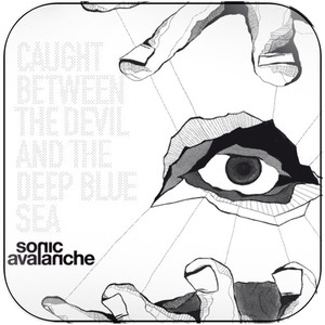 Sonic Avalanche Caught Between The Devil And The Deep Blue Sea Album Cover Sticker Sonic Avalanche Caught Between The Devil And The Deep Blue Sea Album Cover Sticker