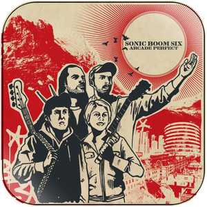 Sonic Boom Six Arcade Perfect Album Cover Sticker Sonic Boom Six Arcade Perfect Album Cover Sticker