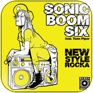 Sonic Boom Six New Style Rocka Album Cover Sticker Sonic Boom Six New Style Rocka Album Cover Sticker