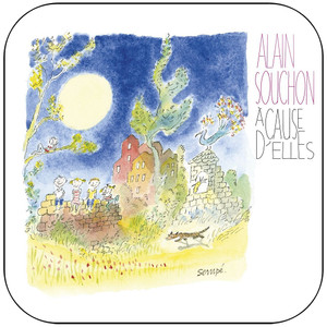 Alain Souchon Cause Delles Album Cover Sticker Alain Souchon Cause Delles Album Cover Sticker