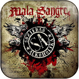 Soziedad Alkoholika Mala Sangre Album Cover Sticker Soziedad Alkoholika Mala Sangre Album Cover Sticker