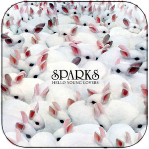 Sparks Hello Young Lovers Album Cover Sticker Sparks Hello Young Lovers Album Cover Sticker