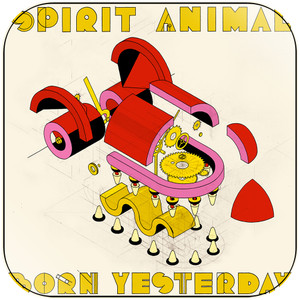 Spirit Animal Born Yesterday Album Cover Sticker Spirit Animal Born Yesterday Album Cover Sticker