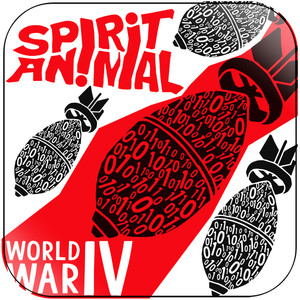 Spirit Animal World War Iv Album Cover Sticker Spirit Animal World War Iv Album Cover Sticker