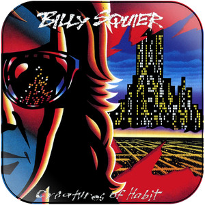 Billy Squier Creatures Of Habit Album Cover Sticker Billy Squier Creatures Of Habit Album Cover Sticker