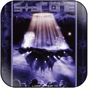 Star One Live On Earth Album Cover Sticker Star One Live On Earth Album Cover Sticker