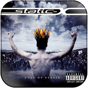 Static-X Cult Of Static Album Cover Sticker Static-X Cult Of Static Album Cover Sticker