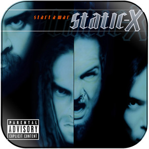 Static-X Start A War-2 Album Cover Sticker