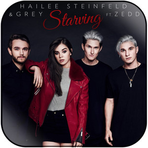 Hailee Steinfeld Starving Album Cover Sticker
