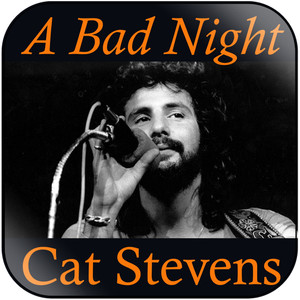Cat Stevens A Bad Night Album Cover Sticker Cat Stevens A Bad Night Album Cover Sticker