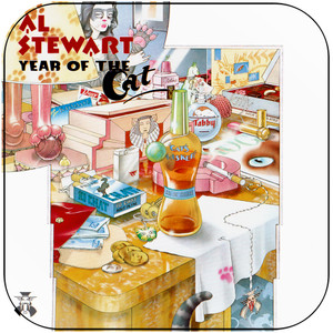 Al Stewart Year Of The Cat Album Cover Sticker Al Stewart Year Of The Cat Album Cover Sticker