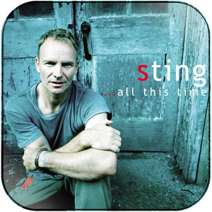 Sting All This Time Album Cover Sticker Sting All This Time Album Cover Sticker