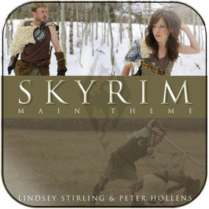 Lindsey Stirling Skyrim Main Theme Album Cover Sticker