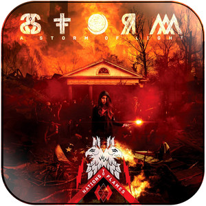 A Storm of Light Nations To Flames Album Cover Sticker A Storm of Light Nations To Flames Album Cover Sticker