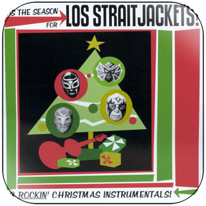 Los Straitjackets Tis The Season For Los Straitjackets Album Cover Sticker Los Straitjackets Tis The Season For Los Straitjackets Album Cover Sticker