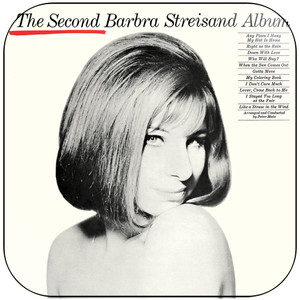 Barbra Streisand The Second Barbra Streisand Album Album Cover Sticker Barbra Streisand The Second Barbra Streisand Album Album Cover Sticker