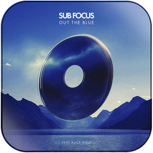 Sub Focus Out Of The Blue Album Cover Sticker Sub Focus Out Of The Blue Album Cover Sticker