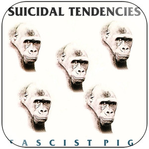 Suicidal Tendencies Fascist Pig Album Cover Sticker Suicidal Tendencies Fascist Pig Album Cover Sticker
