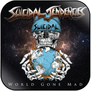 Suicidal Tendencies World Gone Mad Album Cover Sticker Suicidal Tendencies World Gone Mad Album Cover Sticker