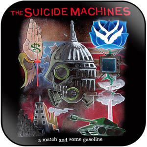 The Suicide Machines A Match And Some Gasoline Album Cover Sticker The Suicide Machines A Match And Some Gasoline Album Cover Sticker