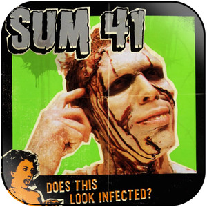 Sum 41 Does This Look Infected-1 Album Cover Sticker Sum 41 Does This Look Infected-1 Album Cover Sticker
