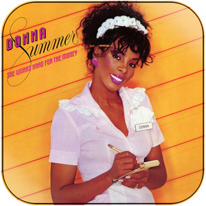 Donna Summer She Works Hard For The Money Album Cover Sticker