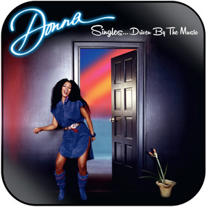 Donna Summer Singles Driven By The Music Album Cover Sticker Donna Summer Singles Driven By The Music Album Cover Sticker