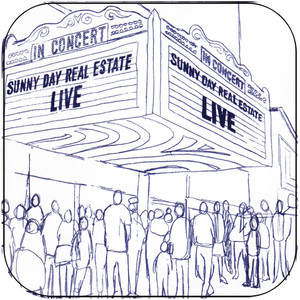 Sunny Day Real Estate Live Album Cover Sticker Sunny Day Real Estate Live Album Cover Sticker